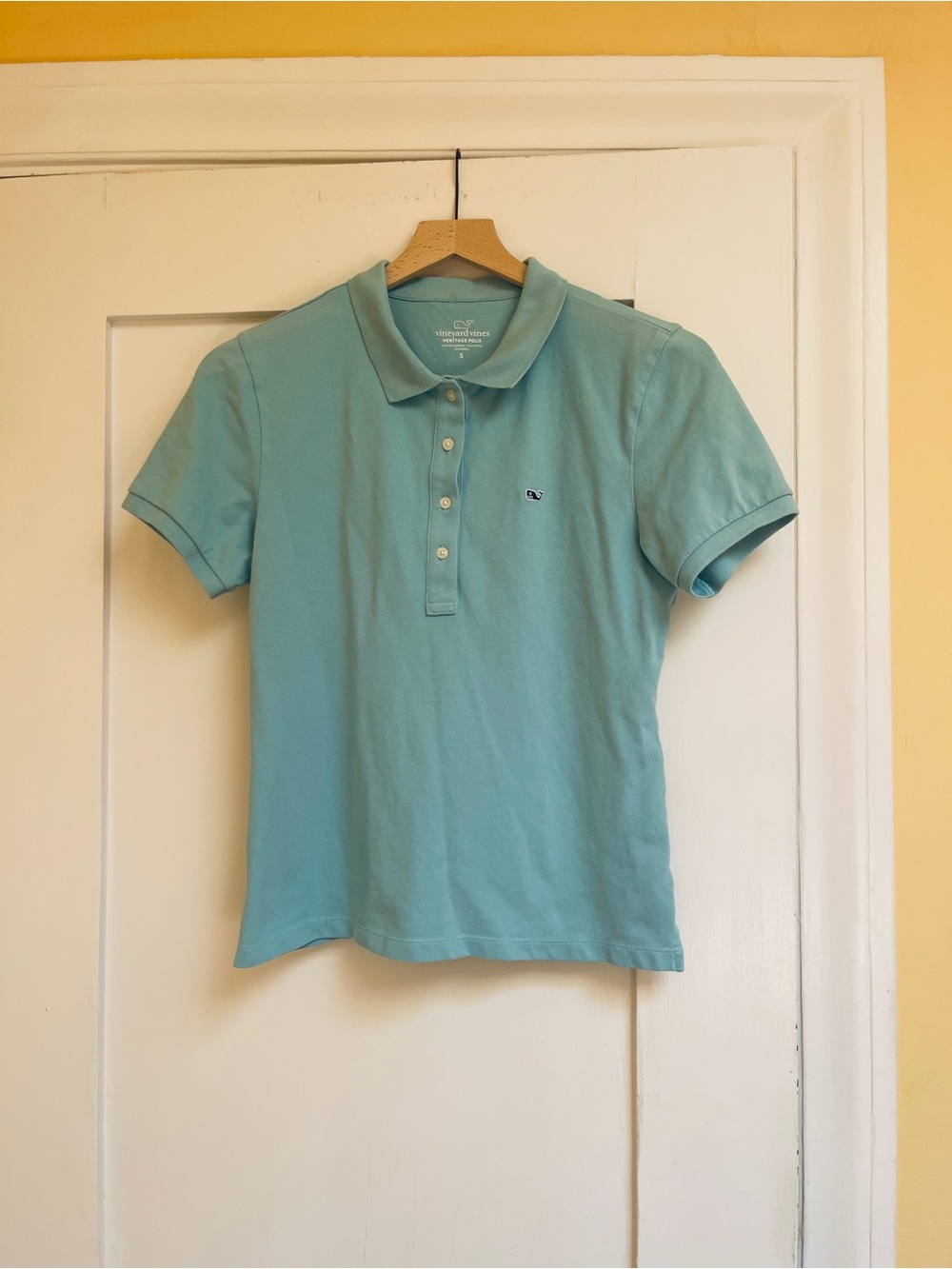 Vineyard Vines Women's seafoam green  Polo Shirt